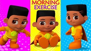 MORNING EXERCISE | Learn Body Movements with Ant active | Super Geek Heroes