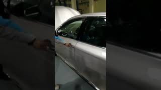 The test video of electric suction door for Toyota camry