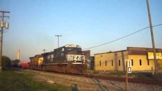 NS 38E (8-25-12) CNW Operation Lifesaver C44-9W trailing!