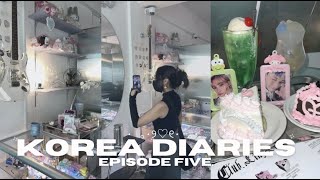 korea diaries ep. 5 ☆ getting a tattoo, lingling cafe, nct 127 질주 street pop up, solo traveling