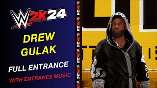 WWE 2K24 DREW GULAK WWE 2K24 ENTRANCE - DREW GULAK ENTRANCE THEME  WWE 2K24 all entrance