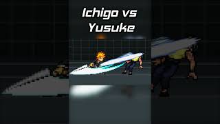 Ichigo vs Yusuke #bleach #yuyuhakusho #anime