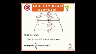 PRATİK GEOMETRİ ÇÖZÜMLERİ | ACİL YAYINLARI | YAMUK