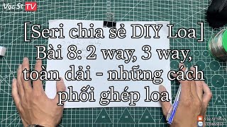 [Seri chia sẻ DIY loa] Bài 8: Những cách phối ghép loa thông dụng mà anh em DIY cần nắm rõ