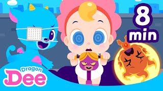 What should I do? 😱 | Safety Game Compilation | 8 mins｜Baby Bella is Curious｜Dragon Dee for Kids