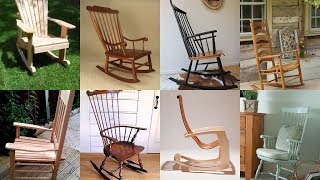 Best 8 Wood Furniture Ideas Rocking chair made from wood by hand Крісло качалки виготовлені з дерева