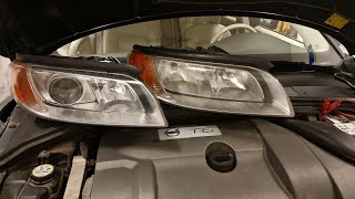 Volvo S80/V70/XC70 Halogen to HID Headlight Swap