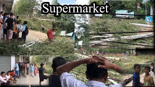 Cutting down trees at Supermarket|Dimapur Nagaland#supermarket #govofnagaland#forestdept