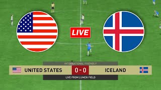 🔴LIVE | USA Women vs Iceland Women | Women's International Friendly Match