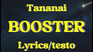 Tananai - BOOSTER (Lyrics/testo)