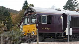 66743 Belmond Royal Scotsman at Aviemore Station Scotland 16th October 2021