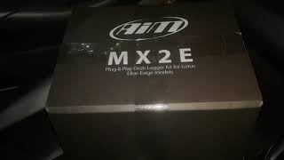 Aim MX2E UNBOXING! Lotus Elise and Exige data logging dashboard