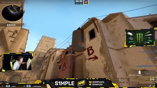 S1mple показывает жёсткие фишки и смоки на Мираже! | S1mple shows hard chips and smokes on Mirage!