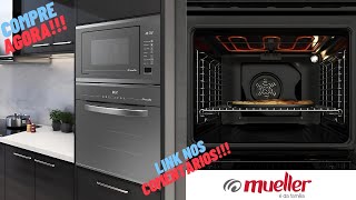 COMPRE AGORA!!! Forno Elétrico Digital de Embutir Mueller Espelhado 68 Litros  220V #amazon #cozinha