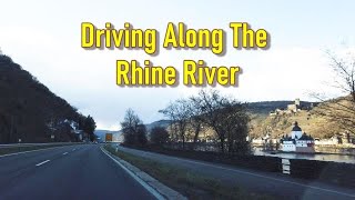 EVENING DRIVE ALONG THE RHINE RIVER, GERMANY (2021) || MEMANDU DI SEPANJANG SUNGAI RHINE