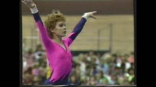 Dagmar Kersten (GDR) - Worlds 1985 - Floor Exercise Final