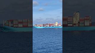 MAERSK Container Ship 🚢 at Sea #shorts