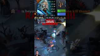 Crazy Zeus RAMPAGE !! #dota2short #shotrs #dota2