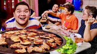 SAMGYUPSAL MUKBANG AT HOME (DINNER FOR MOTHER’S DAY) | LC VLOGS #348