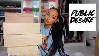 PUBLIC DESIRE SHOE HAUL 2022| CHYNA SOLDER