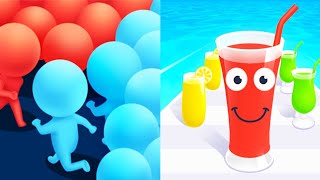 Count Master 3D vs Juice Run 3D - Satisfying Mobile ASMR Games...