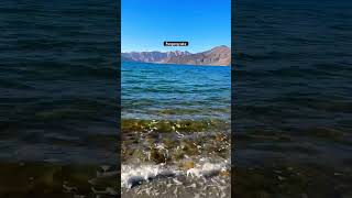 Another view of Pangong lake with natural sound of water..#shorts #trending #lake