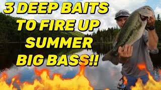 Deadly Deep Baits & Techniques to Catch Summer Big Bass!