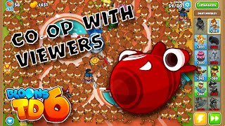 BTD6 co-op mode and challenges with viewers! (21) (LIVE STREAM)