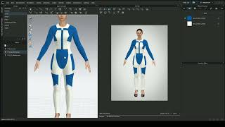 rendering part | normal clo3d drafting pattern making | high quality rendering