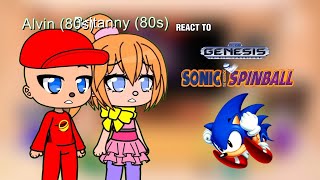 Alvin, Simon, Theodore, Britanny, Jeanette and Eleanor (80s) react to "Sonic Spinball (1993)" (1)