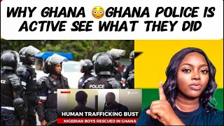 GHANA POLICE IS WORKING AS THEY RESCUED 100 NIGERIAN TEENAGE BOY ABDUCTED BY A NIGERIAN TO GHANA 🇬🇭