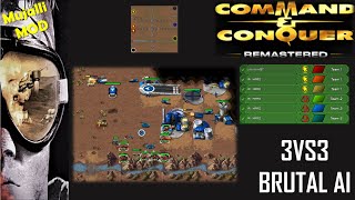 /Command & Conquer Remastered/ (Skirmish) 3VS3 BRUTAL AI  I Desert Storm I