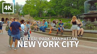 [Full Version] Walking around New York City Central Park, Uptown Manhattan, New York, Travel, USA 4K