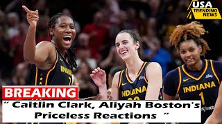 Caitlin Clark, Aliyah Boston's Priceless Reactions To Playoff Question