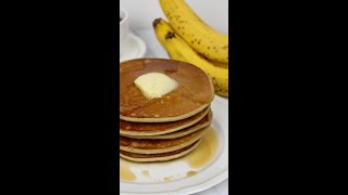 Banana Oatmeal Pancakes #Shorts