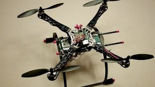 Quadcopter crash and recovery