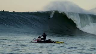 Historic Mavericks Surf: Witness the Wave of the Year with Grant Twig Baker