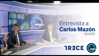 Entrevista a Carlos Mazón en 'El Cascabel' de Trece Televisión con Antonio Jiménez.