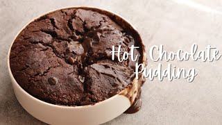 Quick & Easy Hot Chocolate Pudding | Eggless