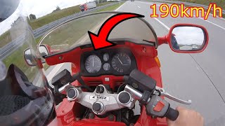 ŚCIGACZ HONDA CBR 1000F *jazda po mieście*