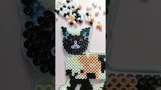 DIY Cat drawing with hama beads  #ytshorts #shorts #short #shortvideo #shortsviral #art #craft #diy