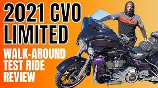 2021 HARLEY-DAVIDSON CVO LIMITED WALK-AROUND, TEST RIDE, AND REVIEW