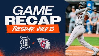 Tigers vs. Guardians Highlights | 7/23/24