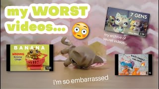 my CRINGEY PRIVATED LPS music videos!