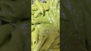 Easy delicious Kale/Spinach Pesto Pasta #shorts #cooking