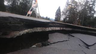 Highway 9 washout near Hoff Rd.