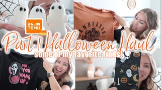 PART 1 TEMU FALL SHOPPING HAUL / MUST HAVES FOR HALLOWEEN / TYPICALLY KATIE