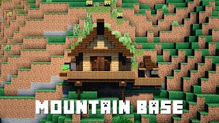 Minecraft: How To Build an Easy Mountain Base