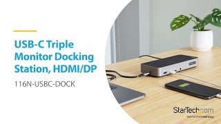 USB-C Triple Monitor Docking Station - 116N-USBC-DOCK | StarTech.com