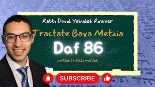 Daf Yomi Bava Metzia - Daf 86 with Rabbi Dovid Yehudah Rimmer